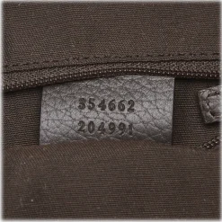 Gucci Vintage - Diamante Jacquard Hobo Bag - Brown - Leather Handbag - Luxury High Quality - Avvenice