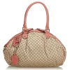 Gucci Vintage - Diamante Jacquard Sukey Handbag Bag - Brown - Leather Handbag - Luxury High Quality - Avvenice