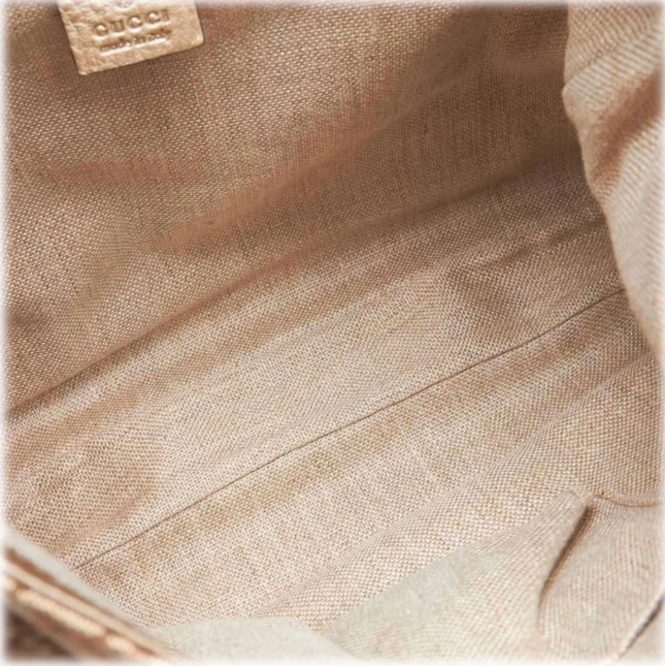 Gucci Vintage - Diamante New Jackie Tassel Satchel Bag - Brown - Leather Handbag - Luxury High Quality - Avvenice