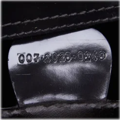 Gucci Vintage - Double G Patent Leather Handbag Bag - Black - Leather Handbag - Luxury High Quality - Avvenice