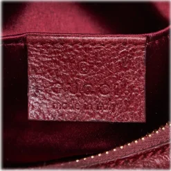 Gucci Vintage - Fur Bamboo Ring Hobo Bag - Red - Leather Handbag - Luxury High Quality - Avvenice