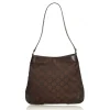 Gucci Vintage - GG Canvas Shoulder Bag - Brown - Leather Handbag - Luxury High Quality - Avvenice