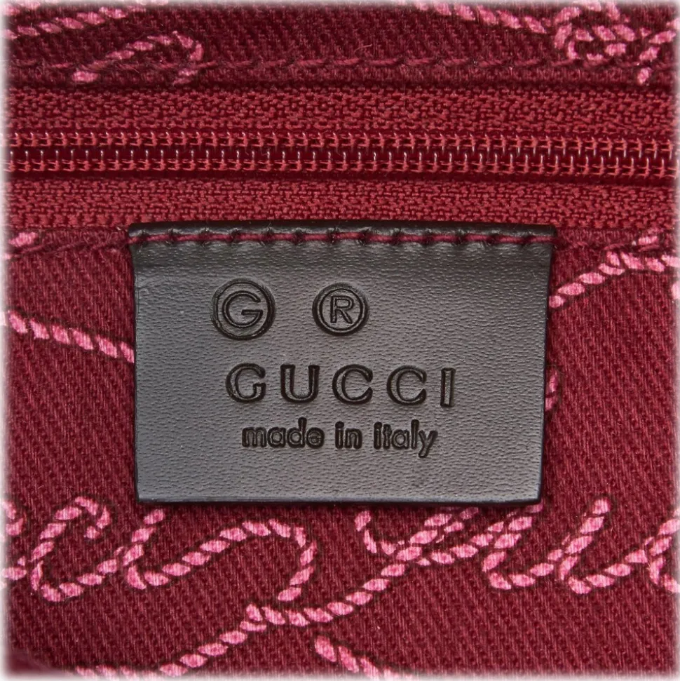 Gucci Vintage - GG Canvas Shoulder Bag - Brown - Leather Handbag - Luxury High Quality - Avvenice