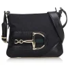 Gucci Vintage - GG Canvas Hasler Crossbody Bag - Black - Leather Handbag - Luxury High Quality - Avvenice