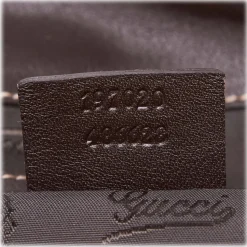 Gucci Vintage - GG Crystal Coated Canvas Hysteria Handbag Bag - Brown - Leather Handbag - Luxury High Quality - Avvenice