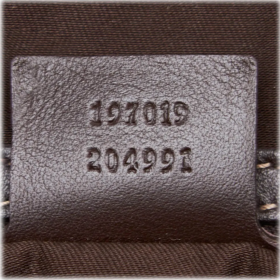 Gucci Vintage - GG Crystal Hysteria Handbag Bag - Brown - Leather Handbag - Luxury High Quality - Avvenice