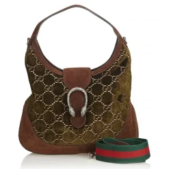 Gucci Vintage - GG Dionysus Velvet Satchel Bag - Green - Leather Handbag - Luxury High Quality - Avvenice