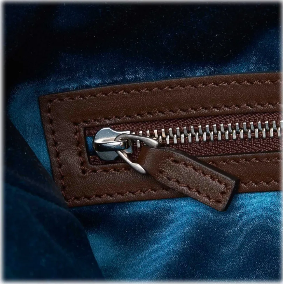 Gucci Vintage - GG Dionysus Velvet Satchel Bag - Green - Leather Handbag - Luxury High Quality - Avvenice