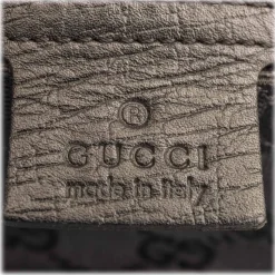 Gucci Vintage - GG Horsebit Jacquard Handbag Bag - Black - Leather Handbag - Luxury High Quality - Avvenice