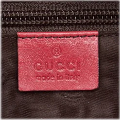 Gucci Vintage - GG Imprime Tote Bag - Pink - Leather Handbag - Luxury High Quality - Avvenice