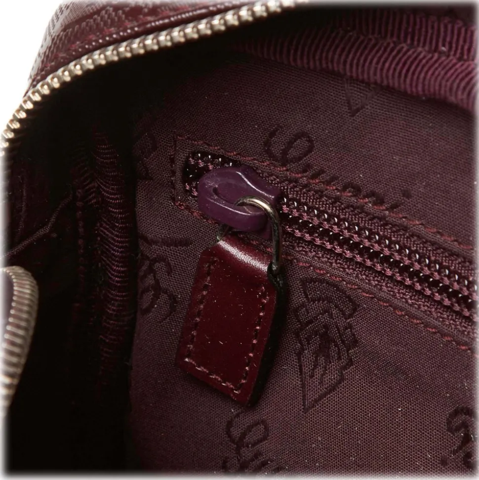 Gucci Vintage - GG Imprime Crossbody Bag - Brown - Leather Handbag - Luxury High Quality - Avvenice