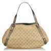 Gucci Vintage - GG Jacquard Pelham Tote Bag - Brown - Leather Handbag - Luxury High Quality - Avvenice