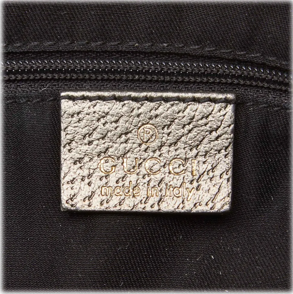 Gucci Vintage - GG Jacquard Pelham Tote Bag - Brown - Leather Handbag - Luxury High Quality - Avvenice