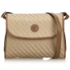 Gucci Vintage - GG Jacquard Crossbody Bag - Brown - Leather Handbag - Luxury High Quality - Avvenice