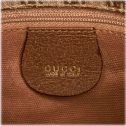 Gucci Vintage - GG Jacquard Crossbody Bag - Brown - Leather Handbag - Luxury High Quality - Avvenice