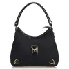 Gucci Vintage - GG Jacquard Abbey Shoulder Bag - Black - Leather Handbag - Luxury High Quality - Avvenice
