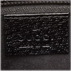 Gucci Vintage - GG Jacquard Crossbody Bag - Black - Leather Handbag - Luxury High Quality - Avvenice