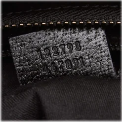 Gucci Vintage - GG Jacquard Crossbody Bag - Black - Leather Handbag - Luxury High Quality - Avvenice