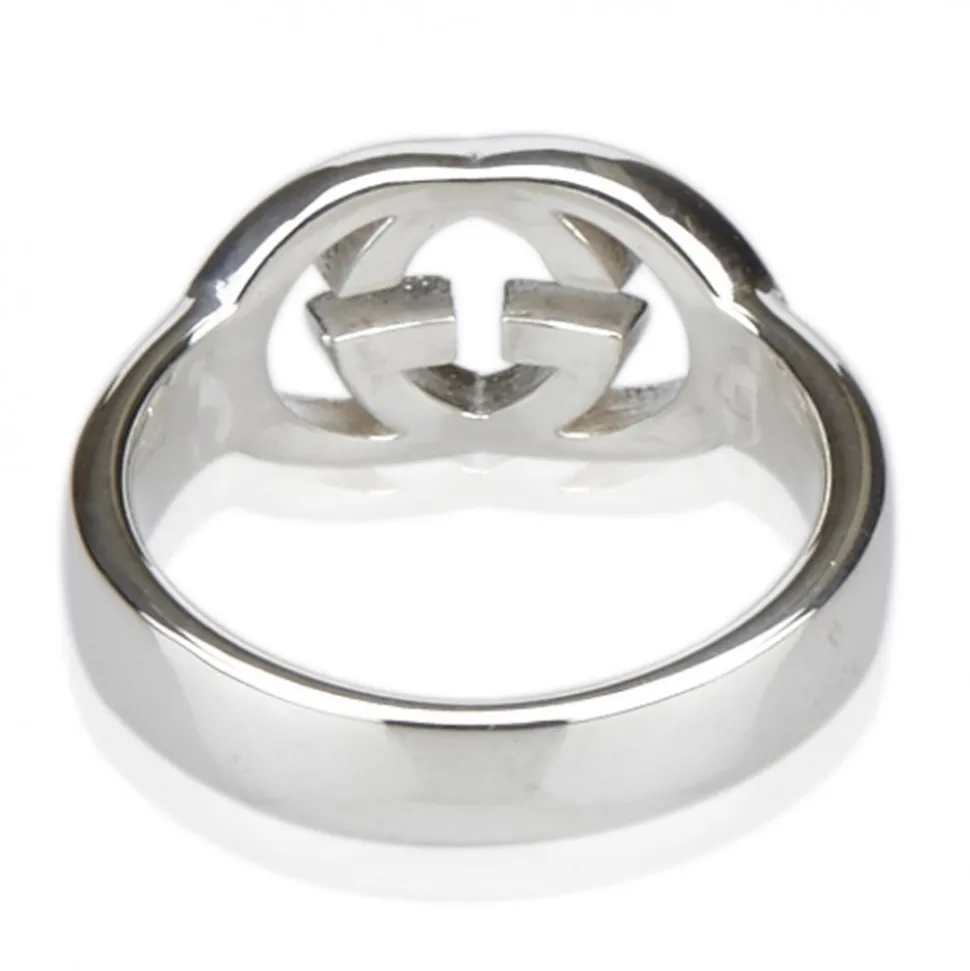 Gucci Vintage - GG Logo Band - Silver - Gucci Ring - Luxury High Quality - Avvenice