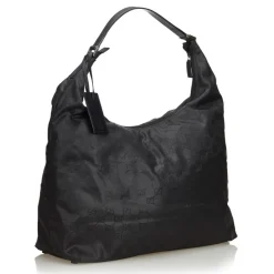 Gucci Vintage - GG Nylon Travel Bag - Black - Leather Handbag - Luxury High Quality - Avvenice