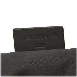 Gucci Vintage - GG Nylon Travel Bag - Black - Leather Handbag - Luxury High Quality - Avvenice