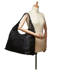 Gucci Vintage - GG Nylon Travel Bag - Black - Leather Handbag - Luxury High Quality - Avvenice