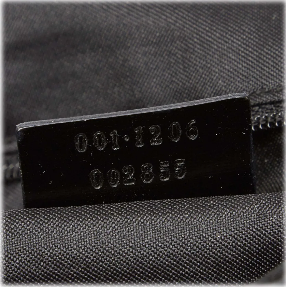 Gucci Vintage - GG Suede Hobo Bag - Black - Leather Handbag - Luxury High Quality - Avvenice