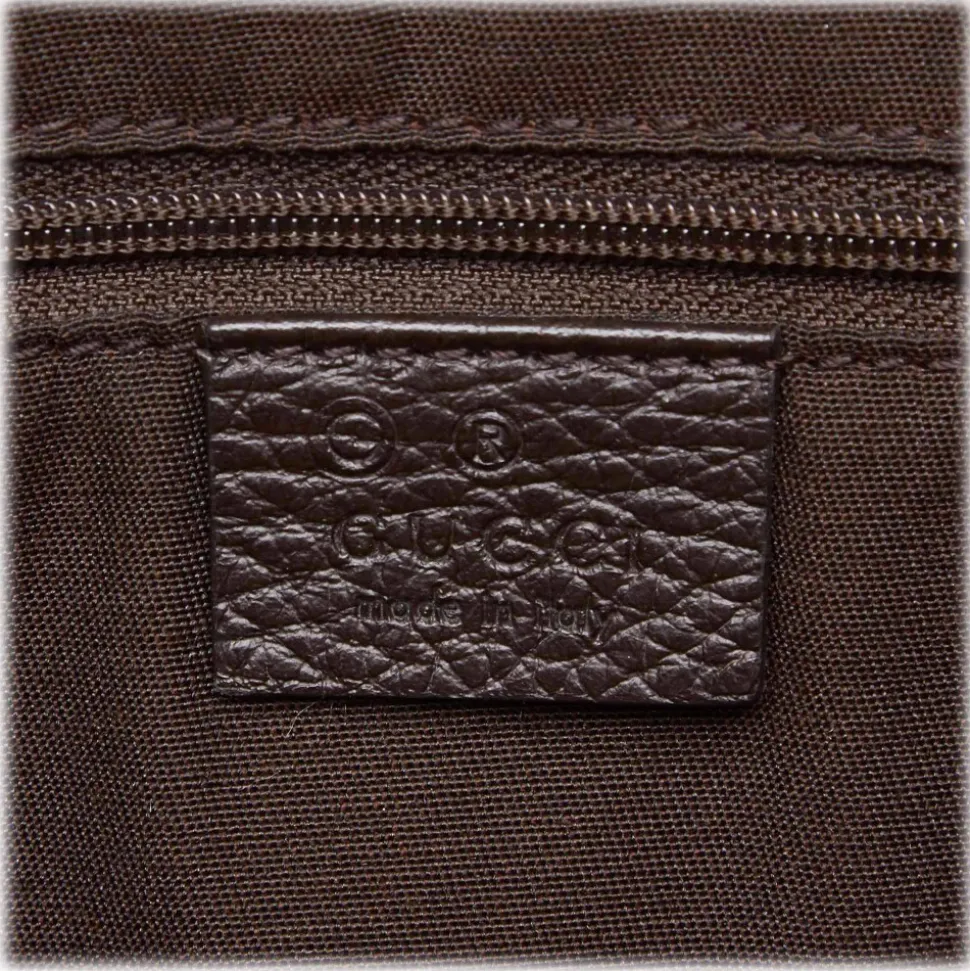 Gucci Vintage - GG Supreme Coated Canvas Abbey-D Ring Tote Bag - Brown - Leather Handbag - Luxury High Quality - Avvenice