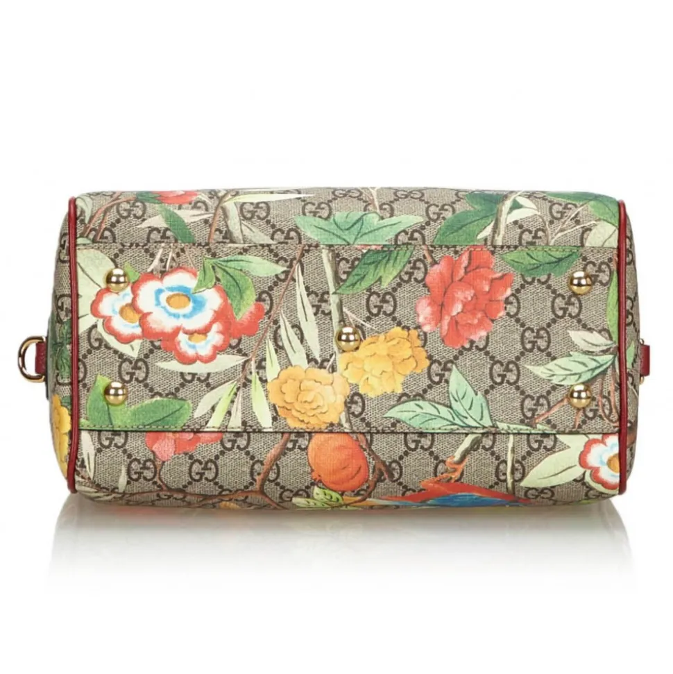 Gucci Vintage - GG Supreme Tian Handbag - Brown - Leather Handbag - Luxury High Quality - Avvenice