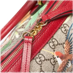 Gucci Vintage - GG Supreme Tian Handbag - Brown - Leather Handbag - Luxury High Quality - Avvenice