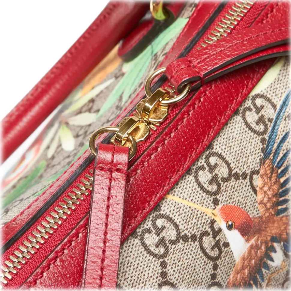 Gucci Vintage - GG Supreme Tian Handbag - Brown - Leather Handbag - Luxury High Quality - Avvenice