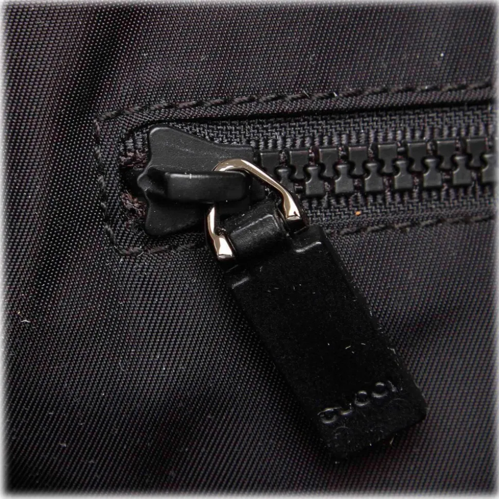 Gucci Vintage - GG Weekender Bag - Black - Leather Handbag - Luxury High Quality - Avvenice