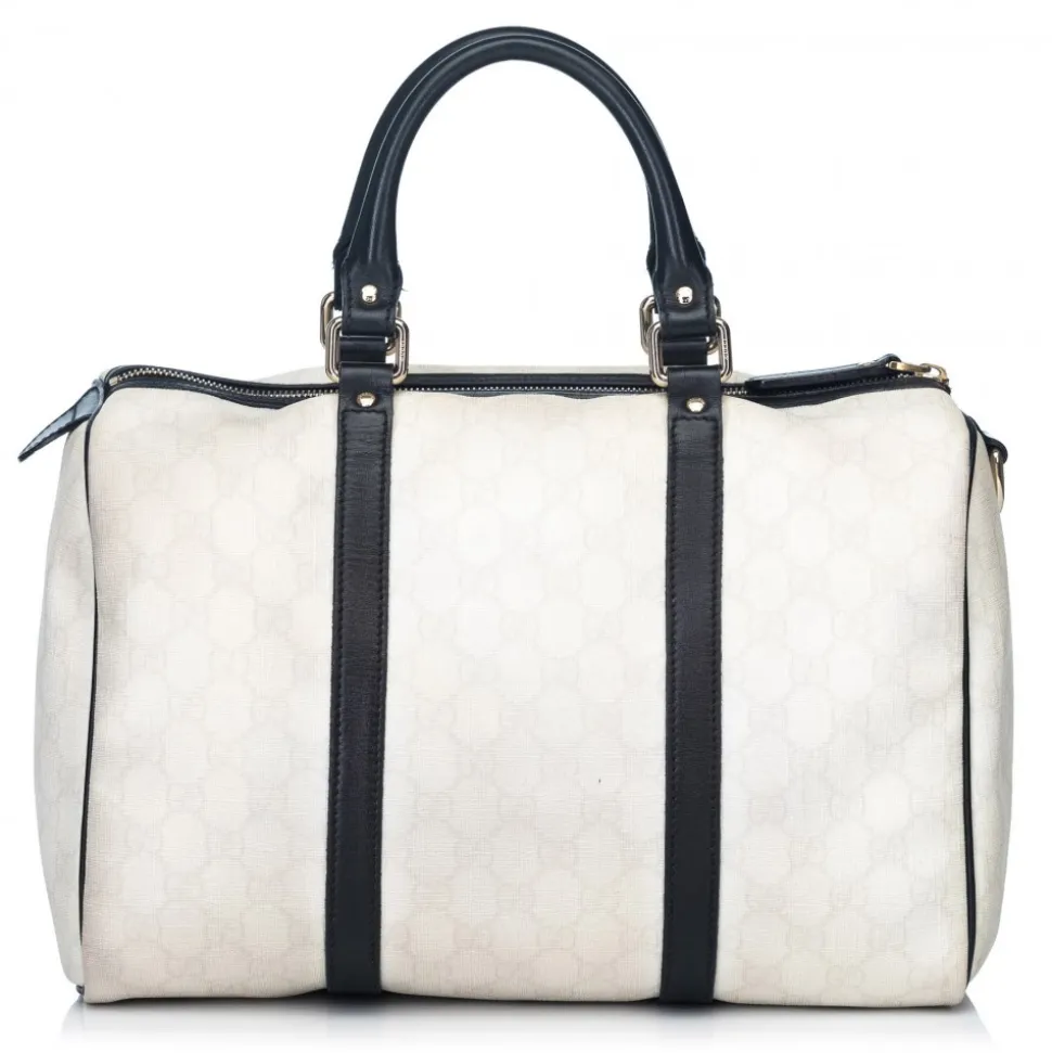 Gucci Vintage - Guccissima Joy Boston Bag - White - Leather Handbag - Luxury High Quality - Avvenice