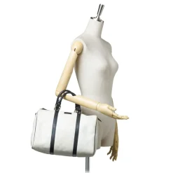 Gucci Vintage - Guccissima Joy Boston Bag - White - Leather Handbag - Luxury High Quality - Avvenice