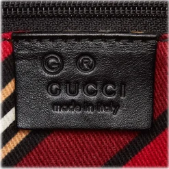 Gucci Vintage - Guccissima Canvas Shoulder Bag - Black - Leather Handbag - Luxury High Quality - Avvenice