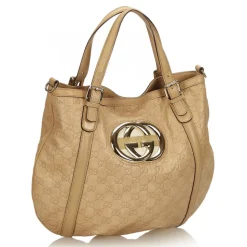 Gucci Vintage - Guccissima Britt Hobo Bag - Brown - Leather Handbag - Luxury High Quality - Avvenice