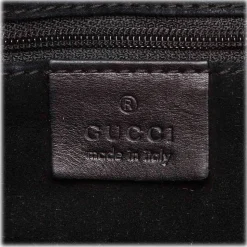 Gucci Vintage - Guccissima Jacquard Tote Bag - Black - Leather Handbag - Luxury High Quality - Avvenice