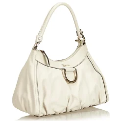 Gucci Vintage - Guccissima Leather D-Ring Shoulder Bag - White - Leather Handbag - Luxury High Quality - Avvenice
