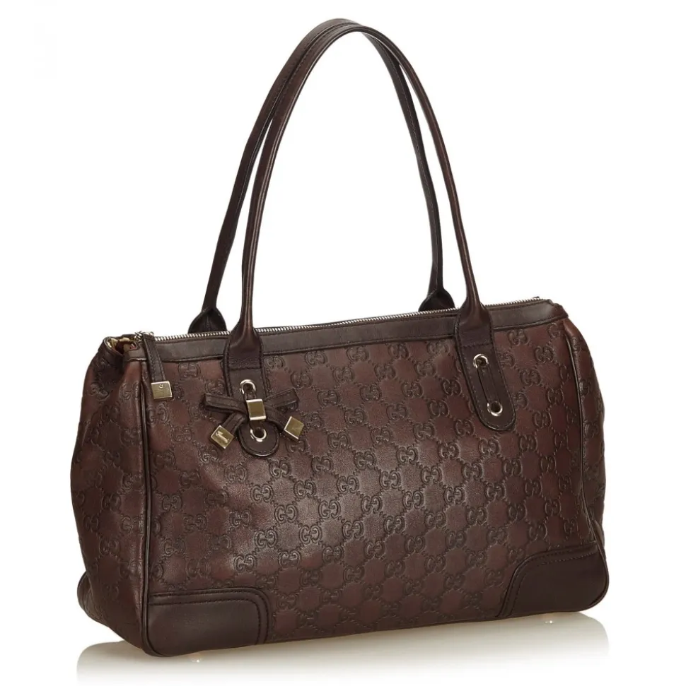 Gucci Vintage - Guccissima Leather Princy Handbag Bag - Brown - Leather Handbag - Luxury High Quality - Avvenice