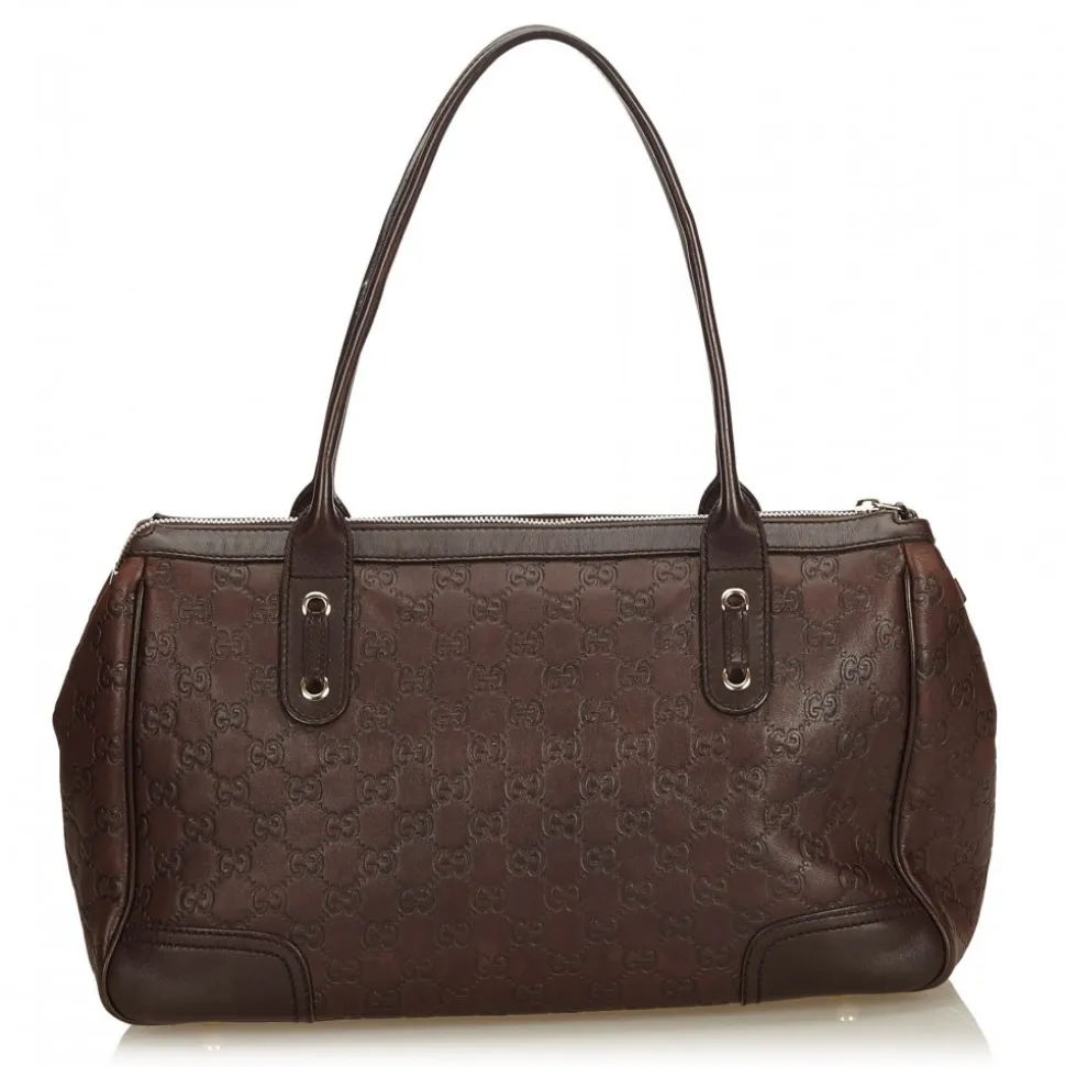 Gucci Vintage - Guccissima Leather Princy Handbag Bag - Brown - Leather Handbag - Luxury High Quality - Avvenice