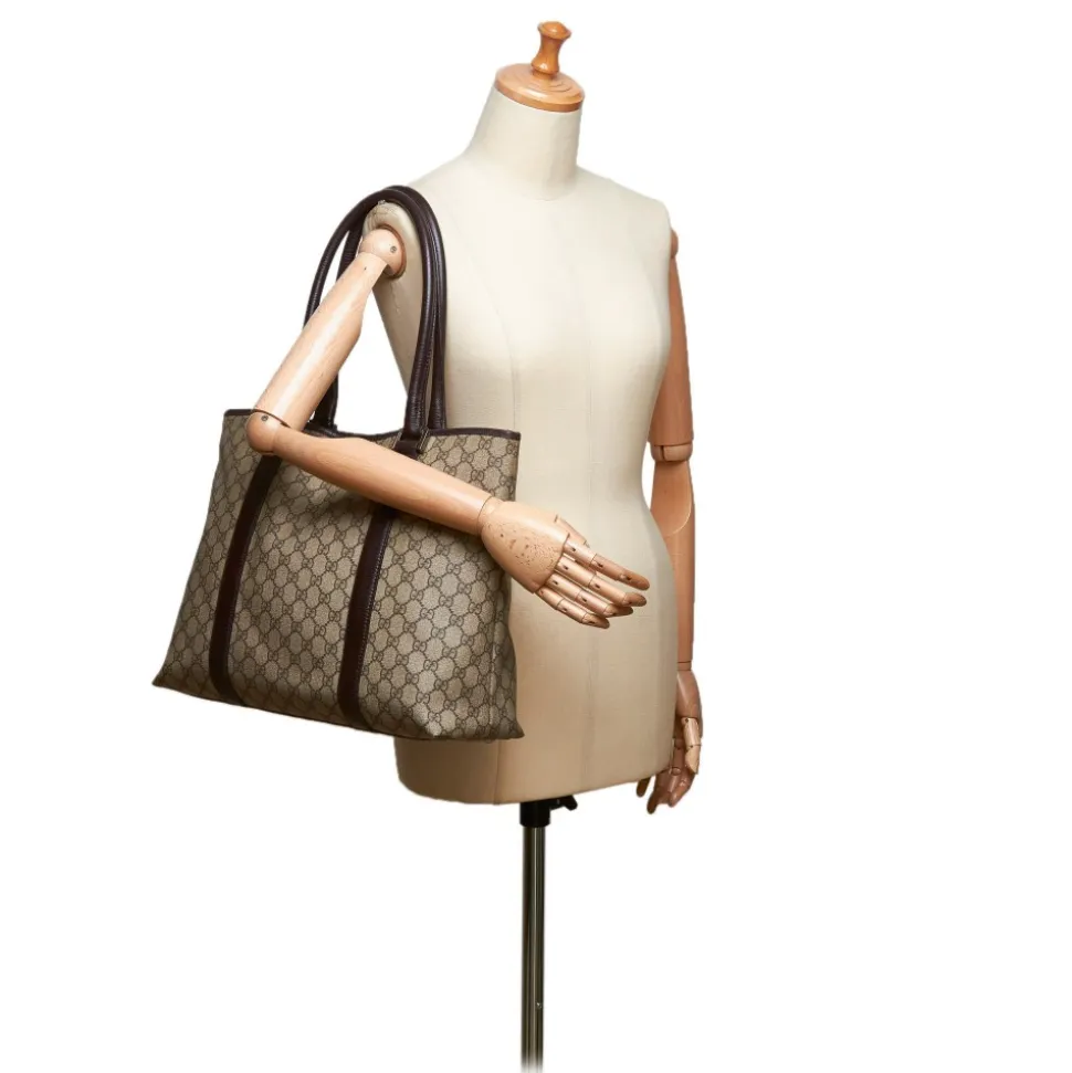 Gucci Vintage - Guccissima Tote Bag - Brown - Leather Handbag - Luxury High Quality - Avvenice