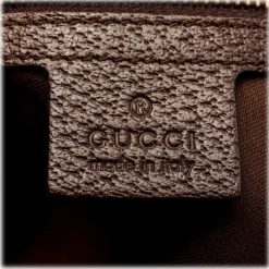 Gucci Vintage - Guccissima Web Canvas Jackie Shoulder Bag - Brown - Leather Handbag - Luxury High Quality - Avvenice