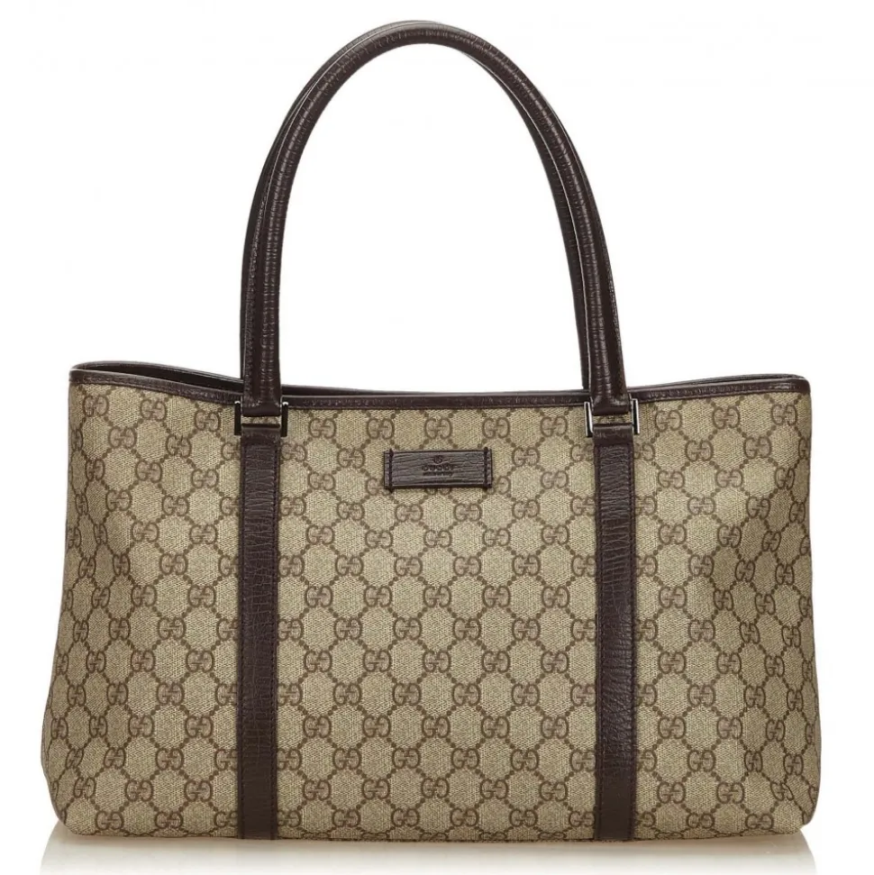 Gucci Vintage - Guccissima Tote Bag - Brown - Leather Handbag - Luxury High Quality - Avvenice