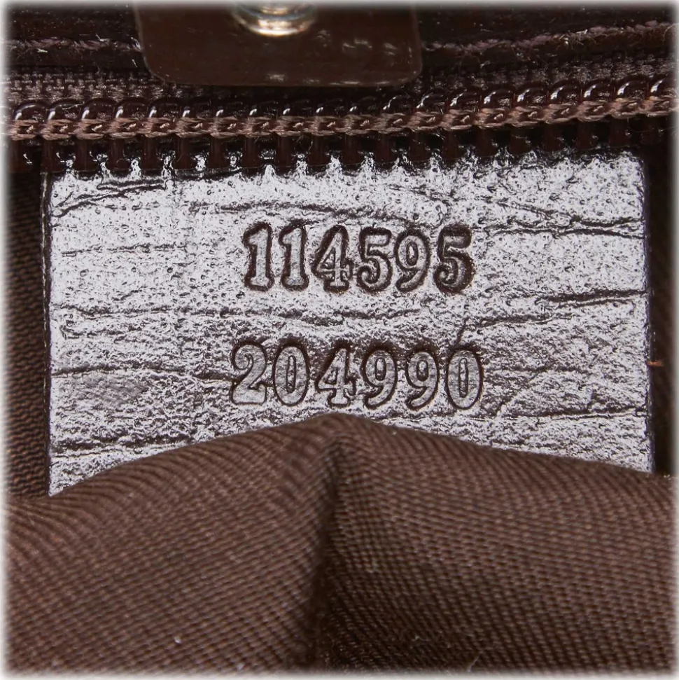 Gucci Vintage - Guccissima Tote Bag - Brown - Leather Handbag - Luxury High Quality - Avvenice