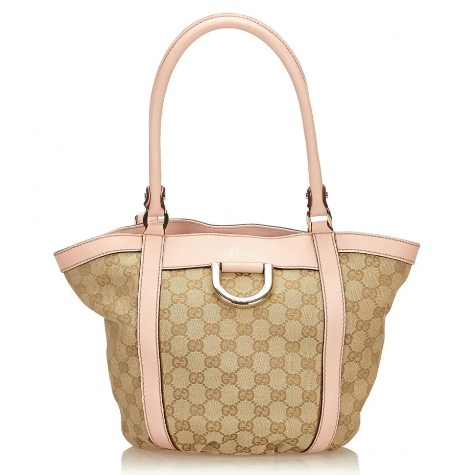 Gucci Vintage - Guccissima Jacquard Tote Bag - Brown - Leather Handbag - Luxury High Quality - Avvenice