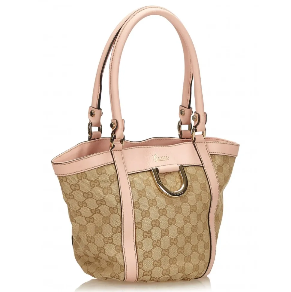 Gucci Vintage - Guccissima Jacquard Tote Bag - Brown - Leather Handbag - Luxury High Quality - Avvenice