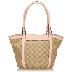 Gucci Vintage - Guccissima Jacquard Tote Bag - Brown - Leather Handbag - Luxury High Quality - Avvenice