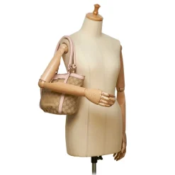 Gucci Vintage - Guccissima Jacquard Tote Bag - Brown - Leather Handbag - Luxury High Quality - Avvenice