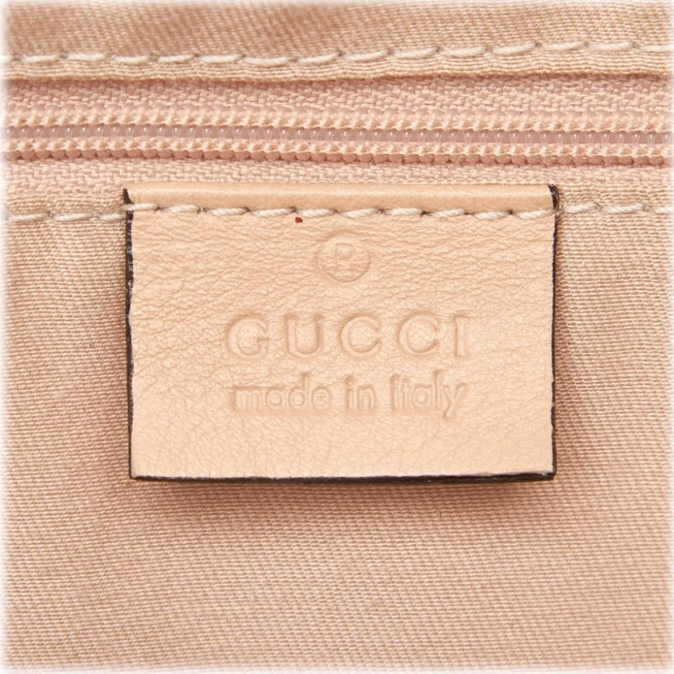 Gucci Vintage - Guccissima Canvas Britt Shoulder Bag - Brown - Leather Handbag - Luxury High Quality - Avvenice