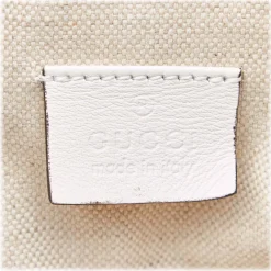 Gucci Vintage - Guccissima Web Aquariva Backpack - White Red - Leather Backpack - Luxury High Quality - Avvenice